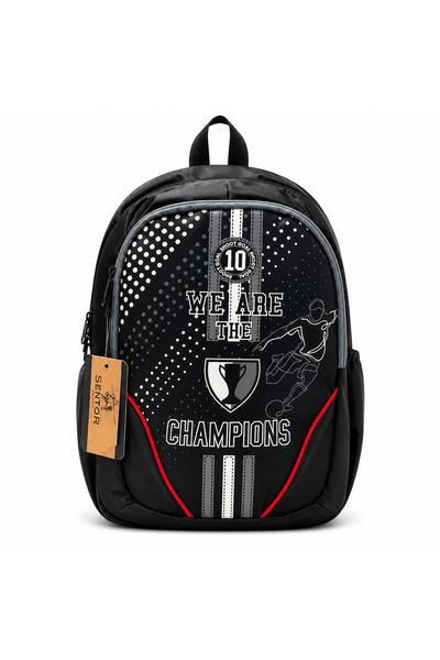Sentor Rucsac negru-alb SN-2024