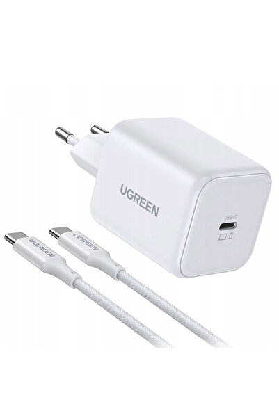 Ugreen Încărcător de perete X524 (65055) - cu cablu Type-C inclus, USB-C, GaN...