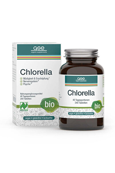 GSE Chlorella Bio Tablete 240 bucăți 120 g