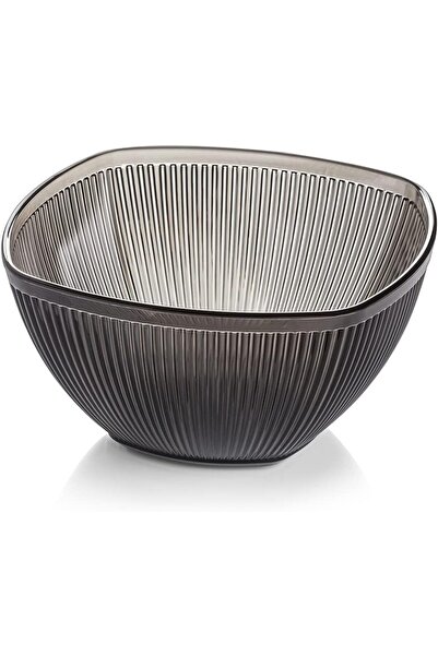 Yıldızan Albemo Baroque Square Salad Bowl Medium Smoked 888483