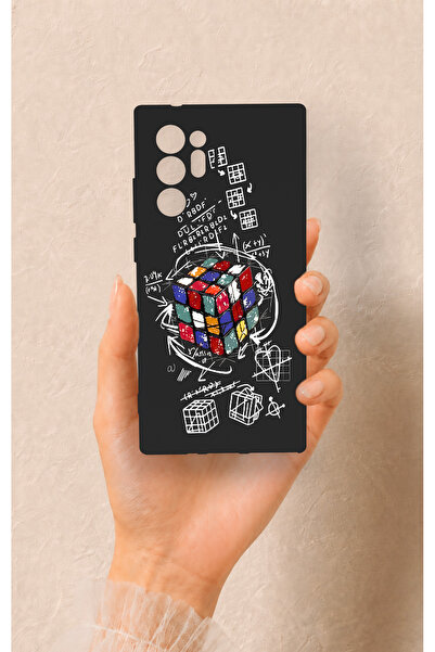 Vip Case Samsung Note 20 Ultra Uyumlu Rubik Küb Desenli Silikon Kılıf