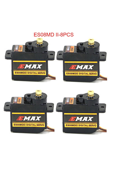 Choice3 ES08MD II-8PCS EMAX ES08MD II سيرفو رقمي معدني صغير 13 جرام لطائرة RC...