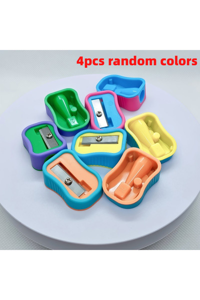 Choice 4pcs random colors 2/4pcs Color pen roller, single hole pencil sharpen...