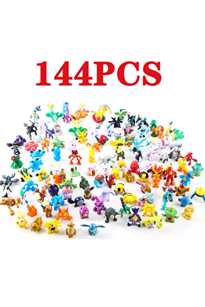 Choice7 144pcs 144 Pet Pok É Mon Figurines Pok É Mon Pok É Mon Twisted Egg To...