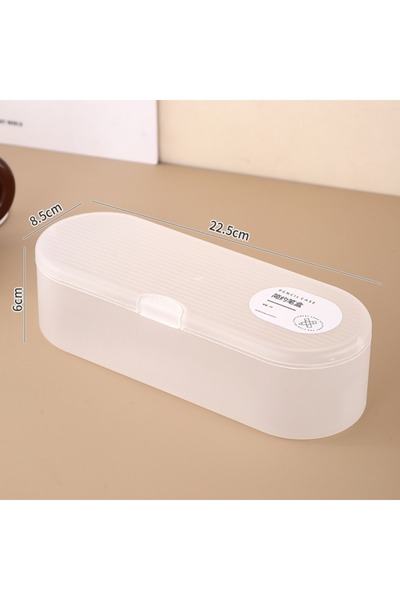 Choice6 White L 01 High Quality Plastic Storage Box Large-capacity Transparen...
