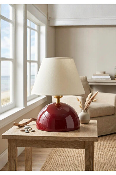 HOMİNG Louisville Wine Red Krem Abajur