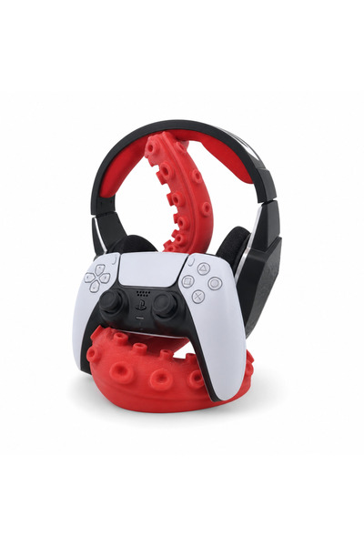 Generic Brand Suport Controller PS5 si casti Leviros, PrintForge®, printat 3D...