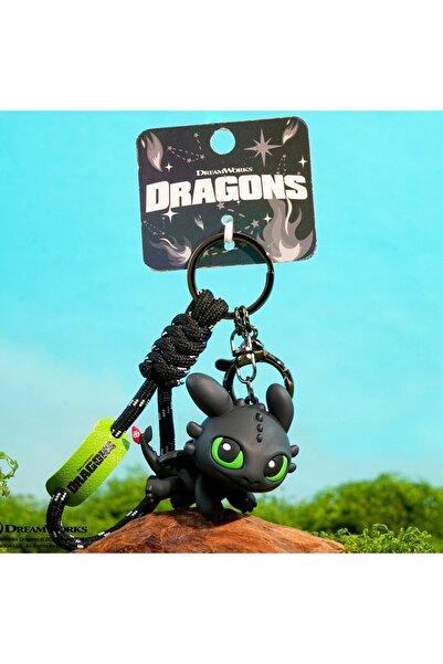 Choice1 B Authentic Dragon Taming Master Flying Toothless Boy Keychain New Ba...