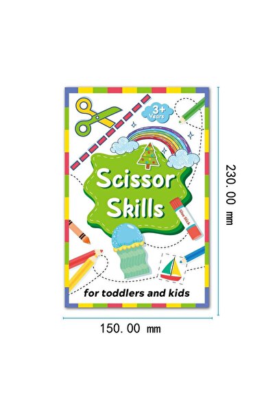 Choice1 TYPE B Scissor Skills Activity Book - Interactive Paper Cutting Pract...