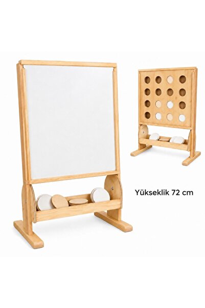 Yc Dekor Wooden Activity Board for Kids Writing Drawing and Target Game with 4