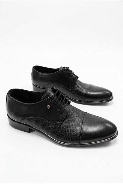 fort 315731 Black Leather Groom Shoes Suit Shoes Men's Shoes