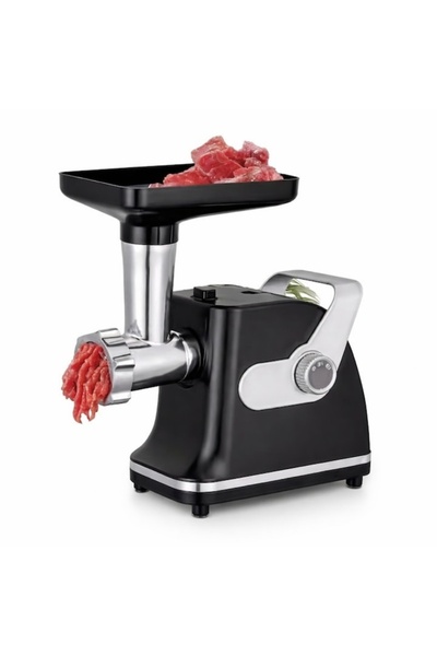 Velaris Mașină de tocat carne electrică, oțel inoxidabil, 800W, 2 trepte de v...