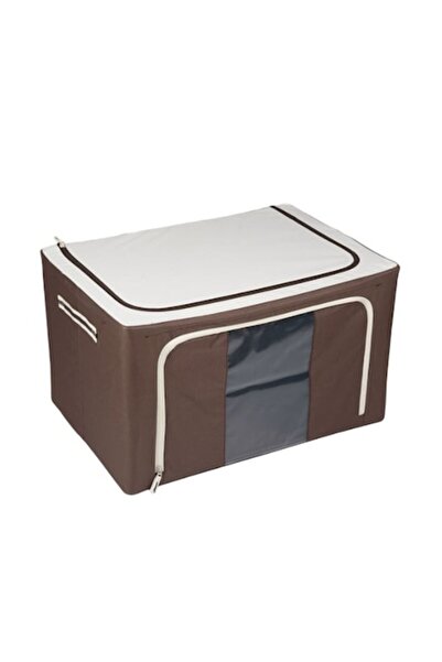 ANTBRO Cutie de depozitare haine Mobi, maro, 88 litri, 60x42x34 cm