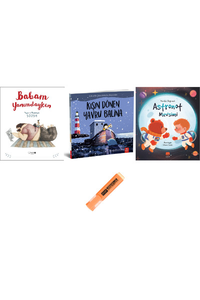 Redhouse Kidz Yayınları Babam Yanımdayken + Kışın Dönen Yavru Balina + Astron...