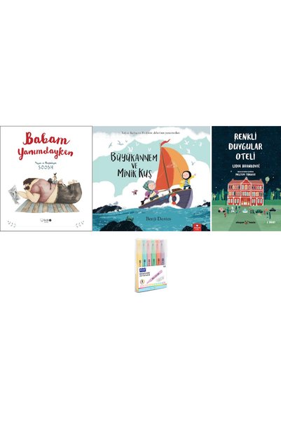 Redhouse Kidz Yayınları Babam Yanımdayken + Büyükannem Ve Minik Kuş + Renkli ...