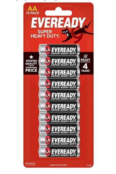Eveready AA 10 PACK SUPER HEAVY DUTY