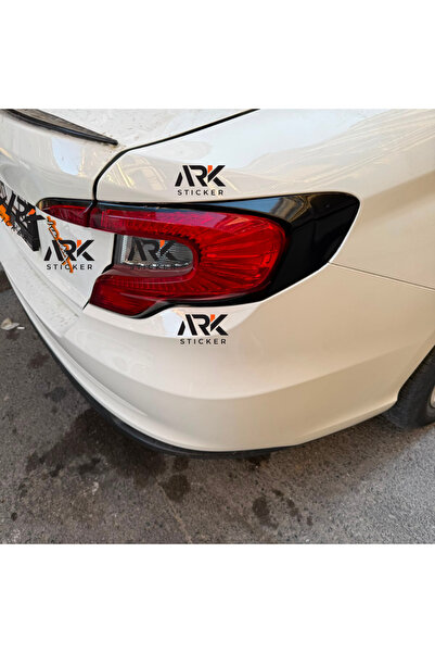 Ark Sticker Egea Sedan 2015-2020 Uyumlu Kalın Stop Kaplama Sticker Parlak Siyah