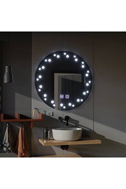 OEM Oglinda LED Touch Ivory Sistem Dezaburire 50X50cm