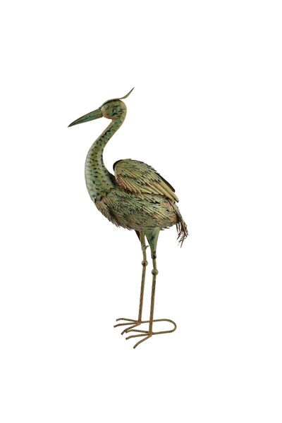 MONDEX Figurină metalică Cedric 35x20x67cm verde 1 buc.