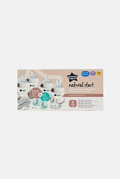 tommee tippee Natural Start Anti-Colic Self-Sterilizing Baby Set, Multicolor