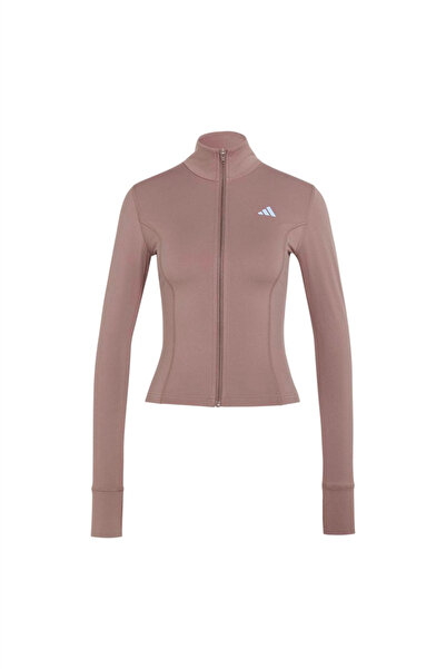 adidas سترة نسائية 3-STRIPES STUDIO بسحاب أمامي KY7998