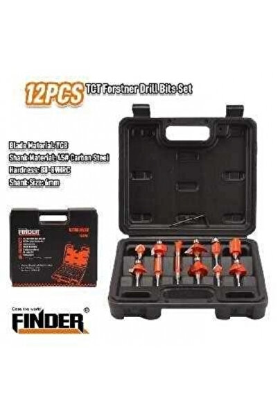 finder Σετ Φρεζών Ξυλουργικής - 12 τεμάχια - Φ6 χιλιοστά - 197747