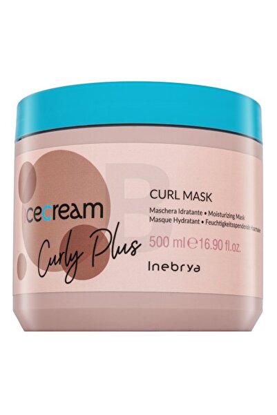 Inebrya Ice Cream Curly Plus Curl Mask – mască de păr fortifiantă anti-încreț...