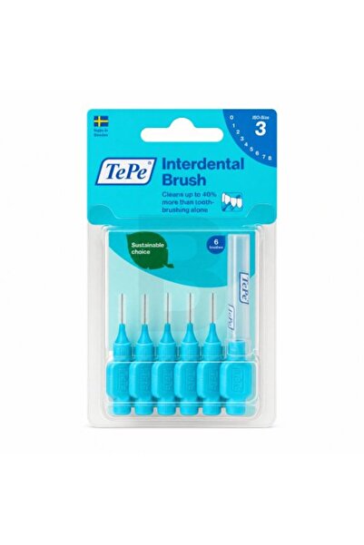 TePe Periuțe interdentare, 6 bucăți, 0,6 mm