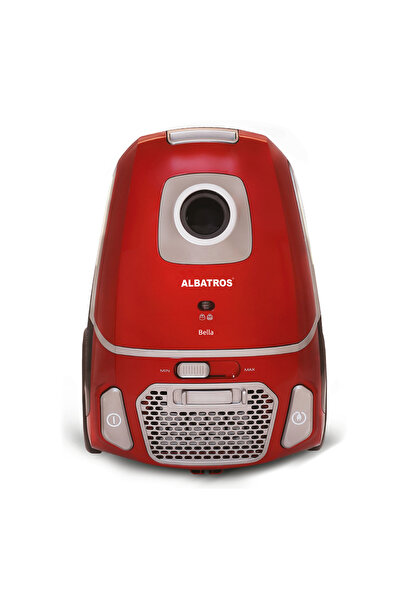 ALBATROS Aspirator cu sac Bella, putere motor: 900 W, -type, culoare rosu-gri