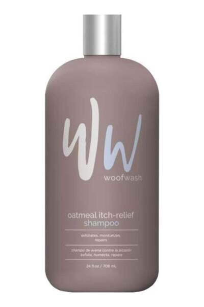 SynergyLabs Woof Wash Oatmeal Itch Relief Dog Shampoo Soothing Formula 708ml ...
