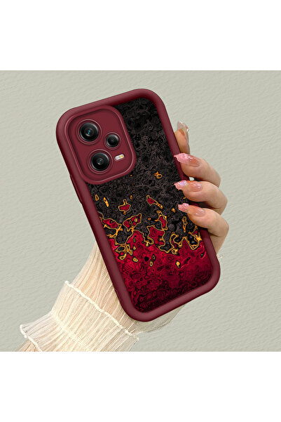 CASEVIBE Redmi Note 12 Pro 5G Uyumlu Sade ve şık, lensi tamamen koruyan telef...