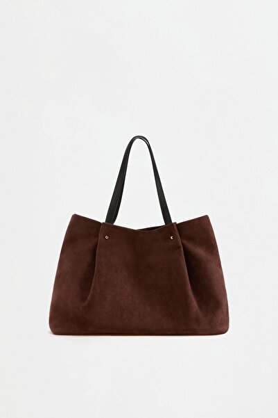 LEFTIES Suni süet shopper çanta