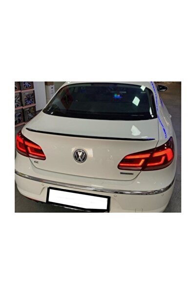 GARDENAUTO سبويلر فولكس فاجن باسات سي سي - سبويلر بلون أسود بيانو - أسود + مع...