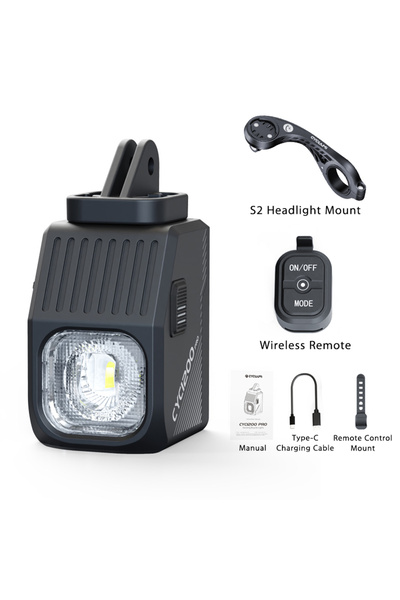 Choice1 CYC1200 Pro S2 Wireless Remote Suspended Bike Headlight 1200 Lumens C...