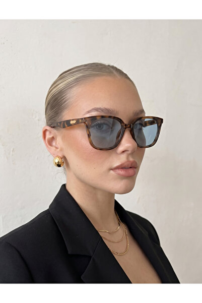 Koi Eyewear Chiara Leopar Mavi Cam Güneş Gözlüğü | Yeni Sezon UV400 Koruma