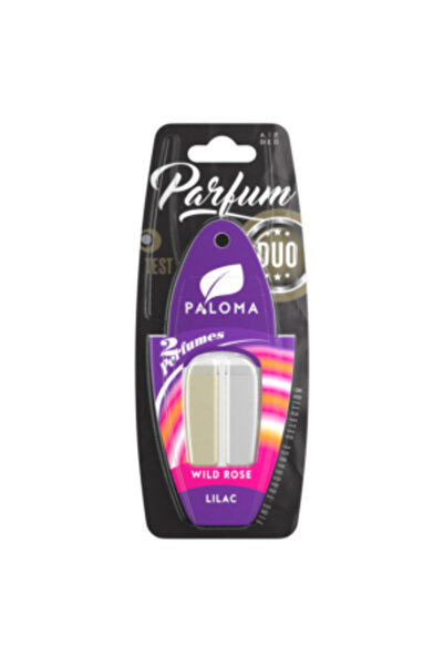 PALOMA Odorizant auto DUO Trandafir/Orhidee 2x3ml