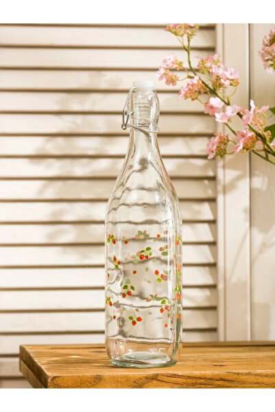 LC Waikiki LCW HOME Meyve Baskılı Cam Sürahi & Matara 1000 Ml