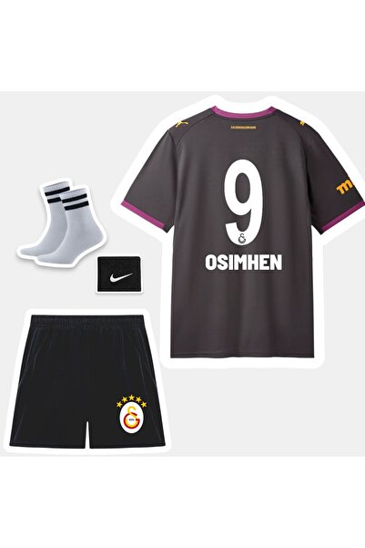 Quaxram Osımhen-9 Gâlâtâsâray 26-27 Yeni Sezon Çocuk Futbol Forması 4'lü Set ...