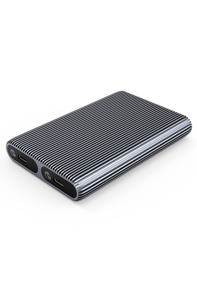 Orico AM2C3-2N Çift NVMe M.2 SSD Kutusu, 10Gbps, USB-C/USB-A, 2x4TB, Alüminyu...
