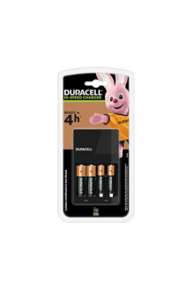 Duracell CEF14 φορτιστής 4 μπαταριών Σετ με 2x AA 1300mAh και 2x AAA 750mAh