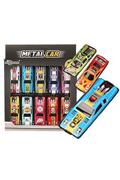 OEM Αυτοκινητάκια Μεταλλικά Free Wheels 10τεμ 17x17cm ToyMarkt 902393