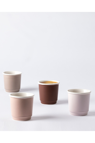 Madame Coco Kalre 4-Piece Espresso Set - Colorful - 90 ml