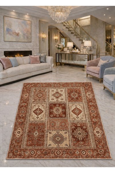 Rugs Modern Halı Sdt Traditional Patterned Modern Woven Base Decorative Carpe...