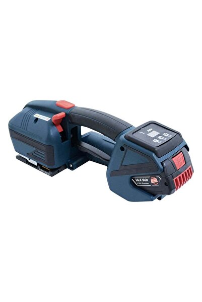 Duravel Single Battery-Powered Strapping Tool, 14.4V Cordless, Digital Displa...