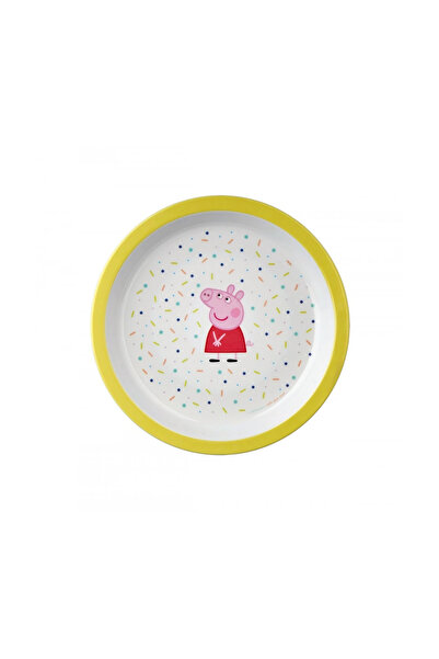 Petit Jour Paris Farfurie 18 cm galbenă Peppa Pig