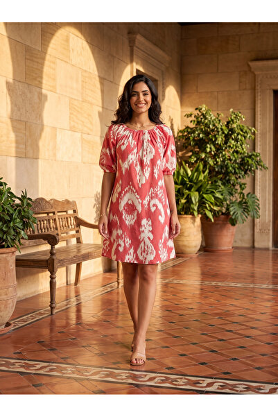 Finelook Women Cotton off-Shoulder Dress