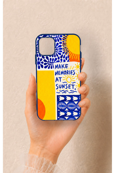 Vip Case iPhone 11 Uyumlu Sunset Desenli Silikon Kılıf