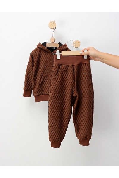MiniKids Trening Winter Warm Fashion, maro