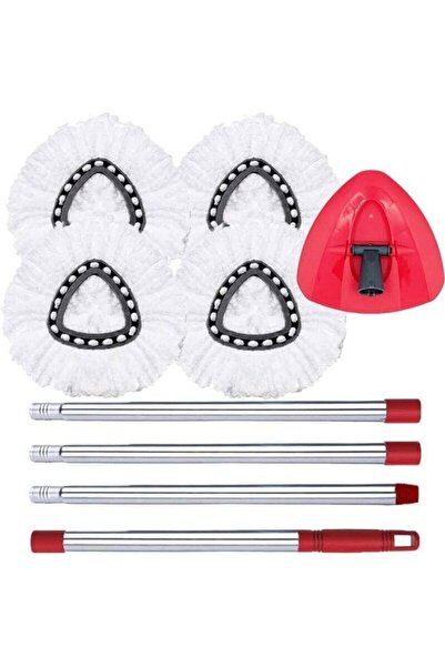 STARSTAR Includes 4 replacement mop heads, 30 to 58-inch mop handles, and 1 m...
