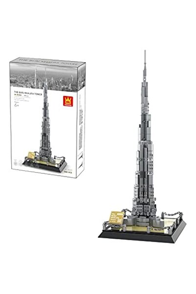 Generic BUILDING BLOCK TOYS THE BURJ KHALIFA TOWER-DUBAI MODEL (555 PIECES) T...